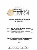 EFFECTS OF PROSTAGLANDINS AND INDOMETHACIN ON REPRODUCTION（1975 PDF版）