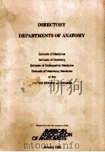 DIRECTORY DEPARTMENTS OF ANATOMY OF THE UNITED STATES AND CANADA（1983 PDF版）