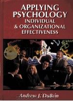 APPLYING PSYCHOLOGY INDIVIDUAL & ORGANIZATIONAL EFFECTIVENESS（ PDF版）