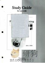 STUDY GUIDE FOR USE WITH FINANCIAL ACCOUNTING INFORMATION FOR DECISIONS SECOND EDITION（ PDF版）