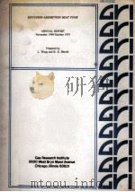 DIFFUSION-ABSORPTION HEAT PUMP ANNUAL REPORT November 1990-October 1991（1992 PDF版）