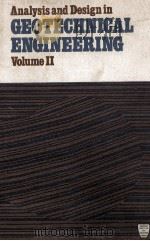 GEOTECHNICAL ENGINEERING VOLUME Ⅱ（1974 PDF版）