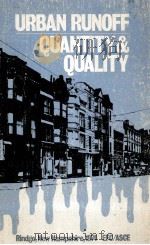 URBAN RUNOFF QUANTITY & QUALITY（1974 PDF版）