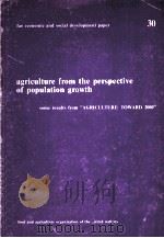 AGRICULTURE FROM THE PERSPECTIVE OF POPULATION GROWTH（1983 PDF版）