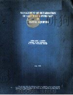 MANAGEMENT OF RETARDATION OF SALT WATER INTRUSION IN COASTAL AQUIFERS 1975 PDF电子版封面