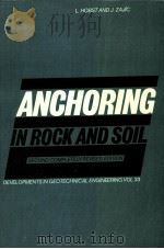 ANCHORING IN ROCK AND SOIL SECOND COMPLETELY REVISED EDITION（1983 PDF版）
