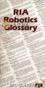 RIA ROBOTICS GLOSSARY 1984 PDF电子版封面