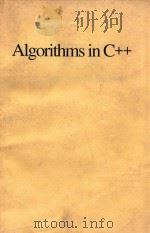 ALGORITHMS IN C++ PRINCETON UNIVERSITY 1992 PDF电子版封面 0201510596