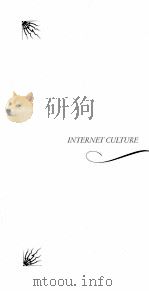 INTERNET CULTURE 1997 PDF电子版封面 0415916836;0415916644