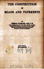 THE CONSTRUSTION OF ROVDL AND FAVEMENTS PDF电子版封面
