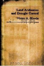 LAND ARIDIZATION AND DROUGHT CONTROL PDF电子版封面 VICTOR A.KOVDA