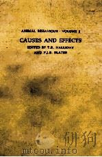 ANIMAL BEHAVIOUR VOLUME 1 CAUSES AND EFFECTS（ PDF版）