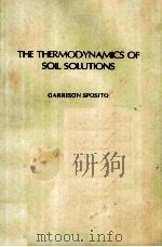 THE THERMODYNAMICS OF SOIL SOLUTIONS（ PDF版）