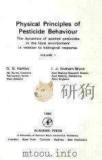 PHYSICAL PRINCIPLES OF PESTICIDE BEHAVIOUR VOLUME 1（ PDF版）