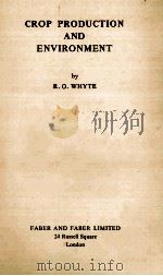 CROP PRODUCTION AND ENVIRONMENT（ PDF版）