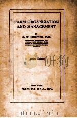 FARM ORGANIZATION AND MANAGEMENT（ PDF版）