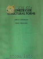 GEOMETRY OF STRUCTURAL FORMS 1978 PDF电子版封面 0853346836