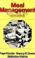 MEAL MANAGEMENT SIXTH EDITION 1984 PDF电子版封面 0023641509