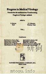 PROGRESS IN MEDICAL VIROLOGY VOL 3（ PDF版）