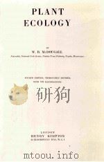 PLANT ECOLOGY FOURTH EDITION（ PDF版）