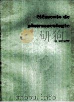 ELEMENTS DE PHARMACOLOGIE（ PDF版）