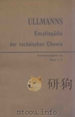 ULLMANNS ENCYKLOPADIE DER TECHNISCHEN CHEMIE ZWISCHENREGISTER ZU BAND 7-9（ PDF版）