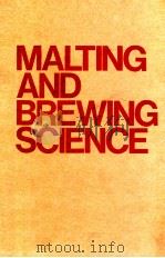 MALTING AND BREWING SCIENCE 1971 PDF电子版封面 0412099705