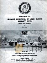 SHOALING CONDITIONS ST.LOUIS HARBOR MISSISSIPPI RIVER 1972 PDF电子版封面