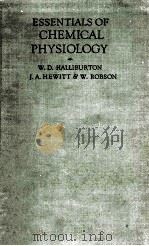 ESSENTIALS OF CHEMICAL PHYSIOLOGY（ PDF版）