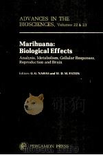 MARIHUANA BIOLOGICAL EFFECTS（ PDF版）