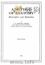 A METHOD OF ANATOMY DESCRIPTIVE AND DEDUCTIVEFOURTH EDITION（ PDF版）