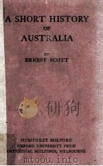 A Short History of Australia 1927 PDF电子版封面