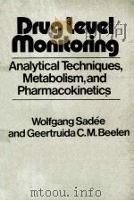 DRUG LEVEL MONITORING PDF电子版封面