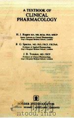 A TEXTBOOK OF CLINICAL PHARMACOLOGY PDF电子版封面