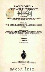 HANDBUCH DER PPLANZEN-PHYSIOLOGIE ENCYCLOPEDIA OF PLANT PHYSIOLOGY V/2（ PDF版）