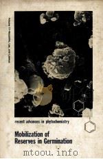 RECENT ADVANCES IN PHYTOCHEMISTRY VOLUME 17 MOBILIZATION OF RESERVES IN GERMINATION（ PDF版）