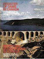 REGISTER OF DAMS IN CANADA 1970 PDF电子版封面