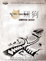 The RIVER BASIN MODEL:Computer Output（1971 PDF版）