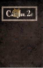 California Jurisprudence Second Edition Volume 40 Privacy To Public Officers (1-118)（1958 PDF版）