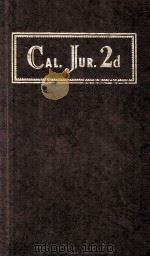 California Jurisprudence Second Edition Volume 18 Revised Eminent Domain 190-end To Evidence 1-323（1969 PDF版）