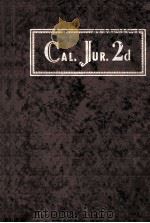 California Jurisprudence Second Edition Volume 44 Revised Seals To Sheriffs 1967 PDF电子版封面