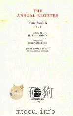 THE ANNUAL REGISTER WORLD EVENTS IN 1978（1979 PDF版）