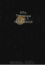 D.T.A.THERMOGRAMS VOLUME 7 1801D-2000D PDF电子版封面