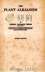 THE RLANT ALKALOIDS HENRY FOURTH EDITION（ PDF版）