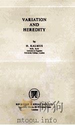 VARIATION AND HEREDITY（ PDF版）