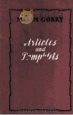 MAXIM GORKY ARTICLES AND PAMPHLETS（ PDF版）