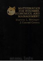 MATHEMATICS FOR BUSINESS ECONOMICS AND MANAGEMENT PDF电子版封面
