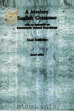 A MODERN ENGLISH GRAMMAR WITH AN APPENDIX ON SEMANTICALLY RELATED PREPOSITIONS SECOND EDITION（ PDF版）