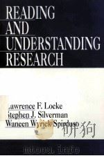 READING AND UNDERSTANDING RESEARCH 1998 PDF电子版封面 9780761903079
