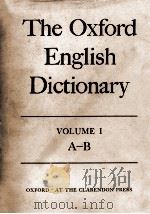 The Oxford English Dictionary Volume I A-B（1933 PDF版）